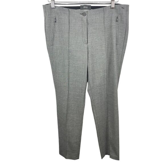 BRAX Mills Plaid Comfort Pants Size UK 16/ US 14/ 32” - Picture 3 of 8